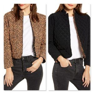 Something Navy Reversible Quilted Jacket